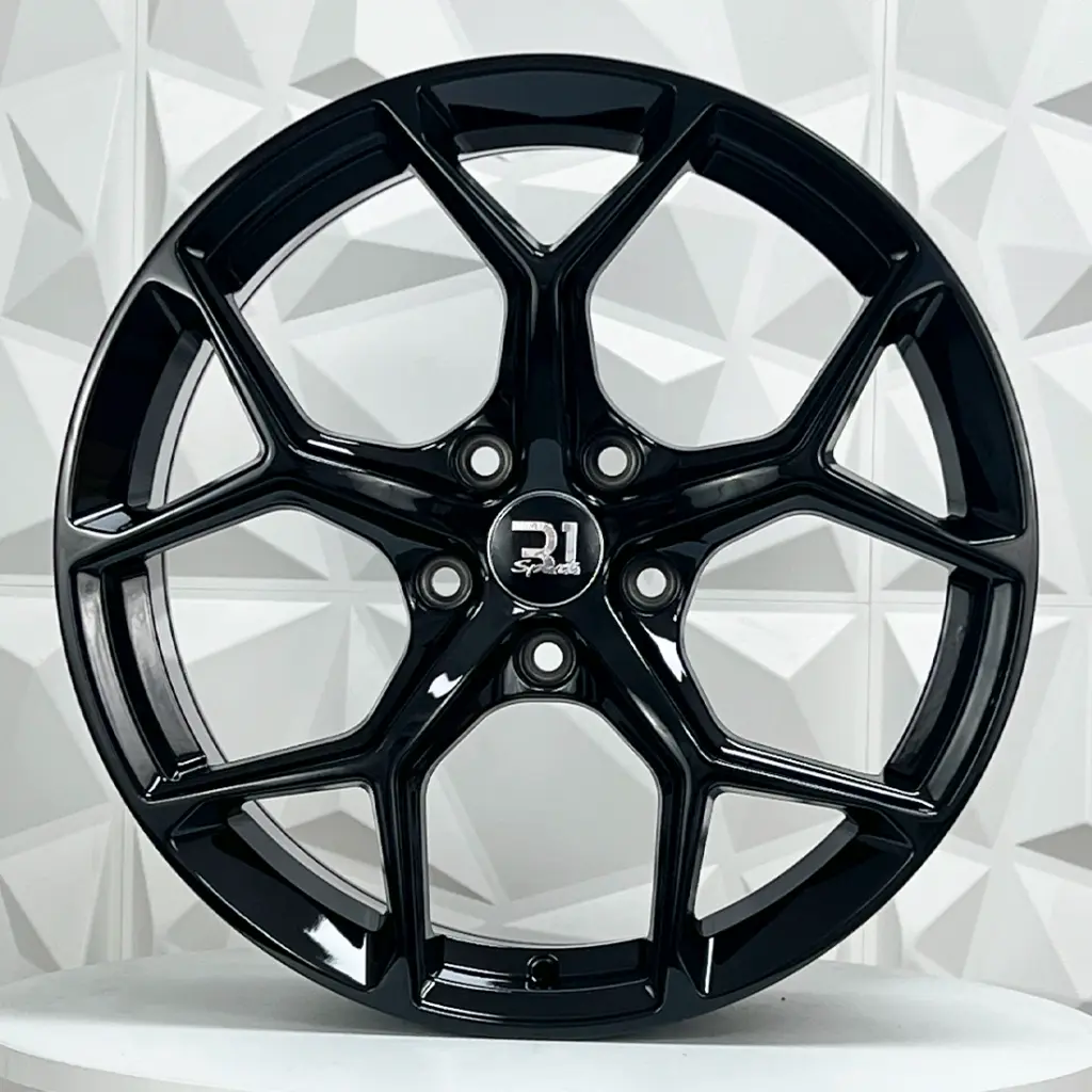 RIN 18X8.0 5-114.3 R1 SPORT 5598 GLOSS BLACK ET35 CB67.1
