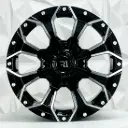 RIN 16X8 5-135 R1 SPORT QC827 FU BLACK MILLING ET10 CB87.1