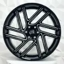 RIN 22X10 6-139.7 R1 SPORT FF2076 BLACK MILLING ET15 CB78.1
