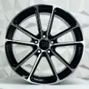 RIN 17X7.5 5-108 R1 SPORT LG60 BLACK MACHINE FACE ET30 CB73.1