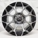 RIN 15X10 5-139.7 R1 SPORT DX656 BLACK MACHINE FACE ET-45 CB110