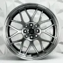 RIN 16X7 4-100/114.3 R1 SPORT SH37 BLACK MACHINE FACE MACHINE LIP ET30 CB73.1
