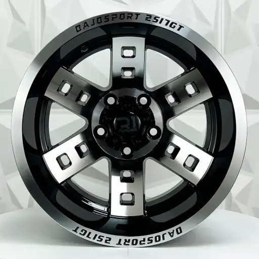 [159639] RIN 15X10 5-114.3 R1 SPORT D6251/6521 BLACK MACHINE FACE MI ET-44 CB83.1